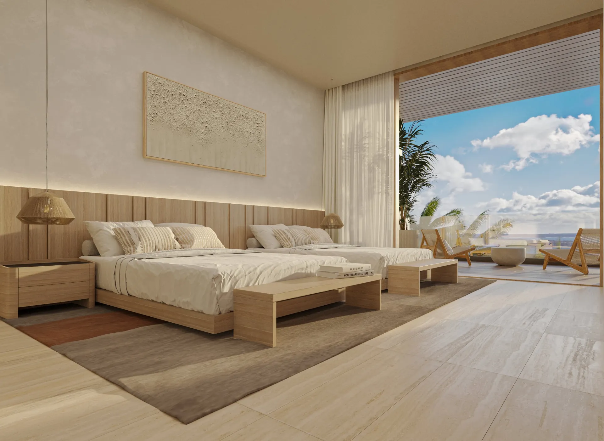 Bonita Beach Residences — Camera doppia con terrazza