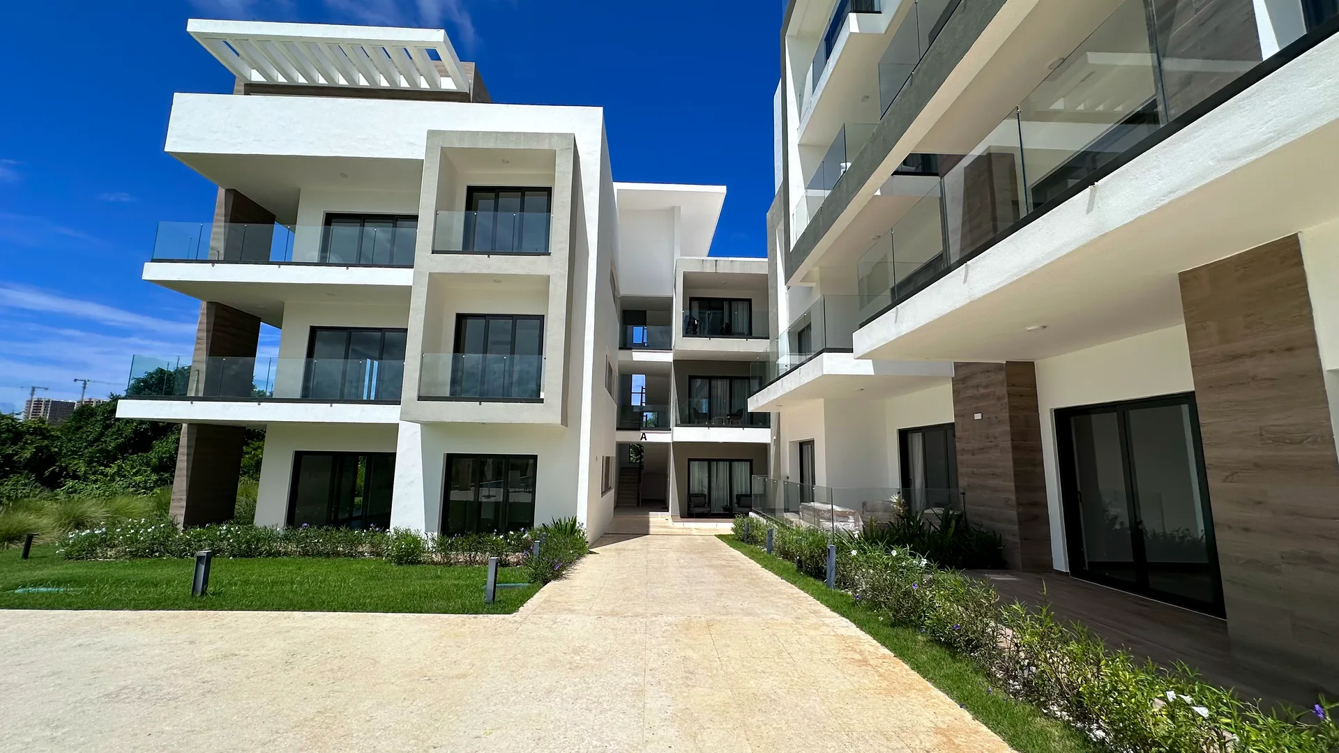 Cana Cove · Garden Residence A-101 — Cana Cove's modern architecture
