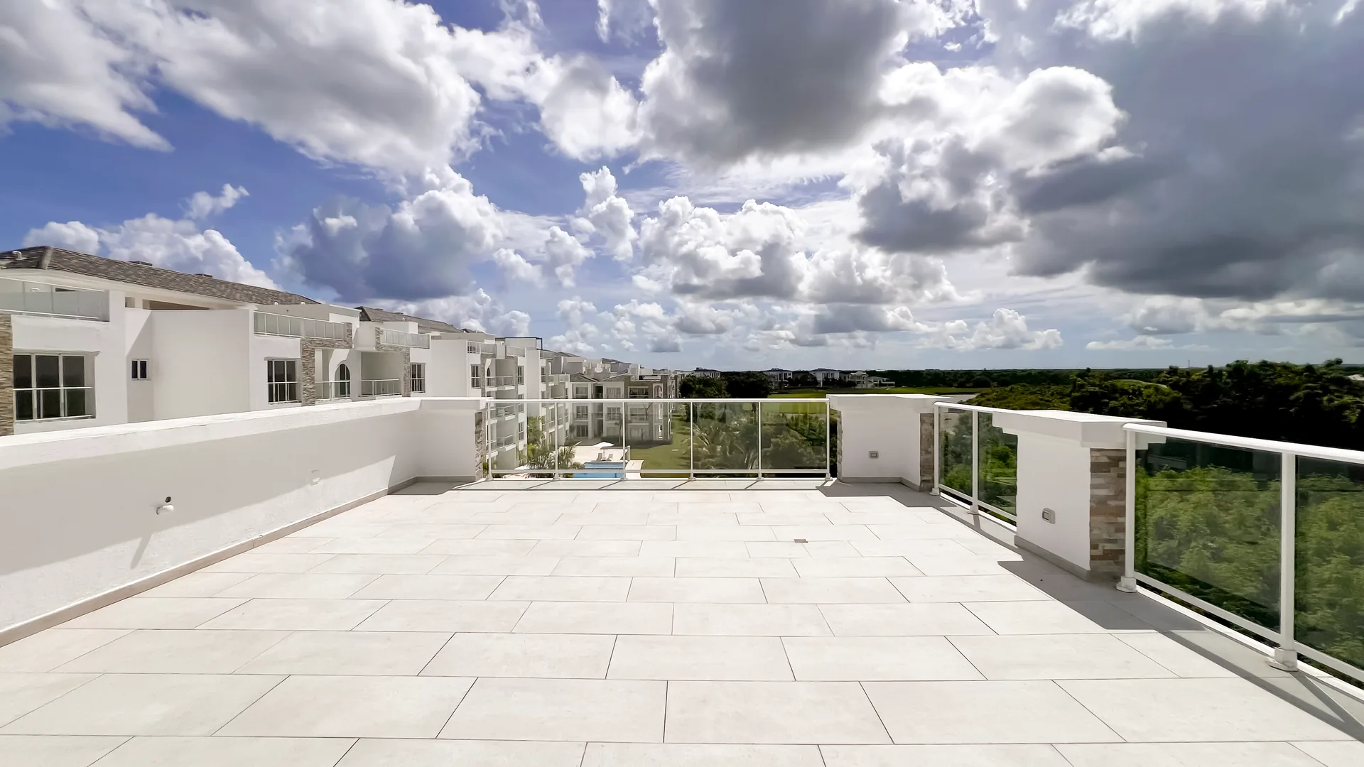 Cana Pearl · Rooftop Residence N-302 — Private 63 m² rooftop terrace with open views