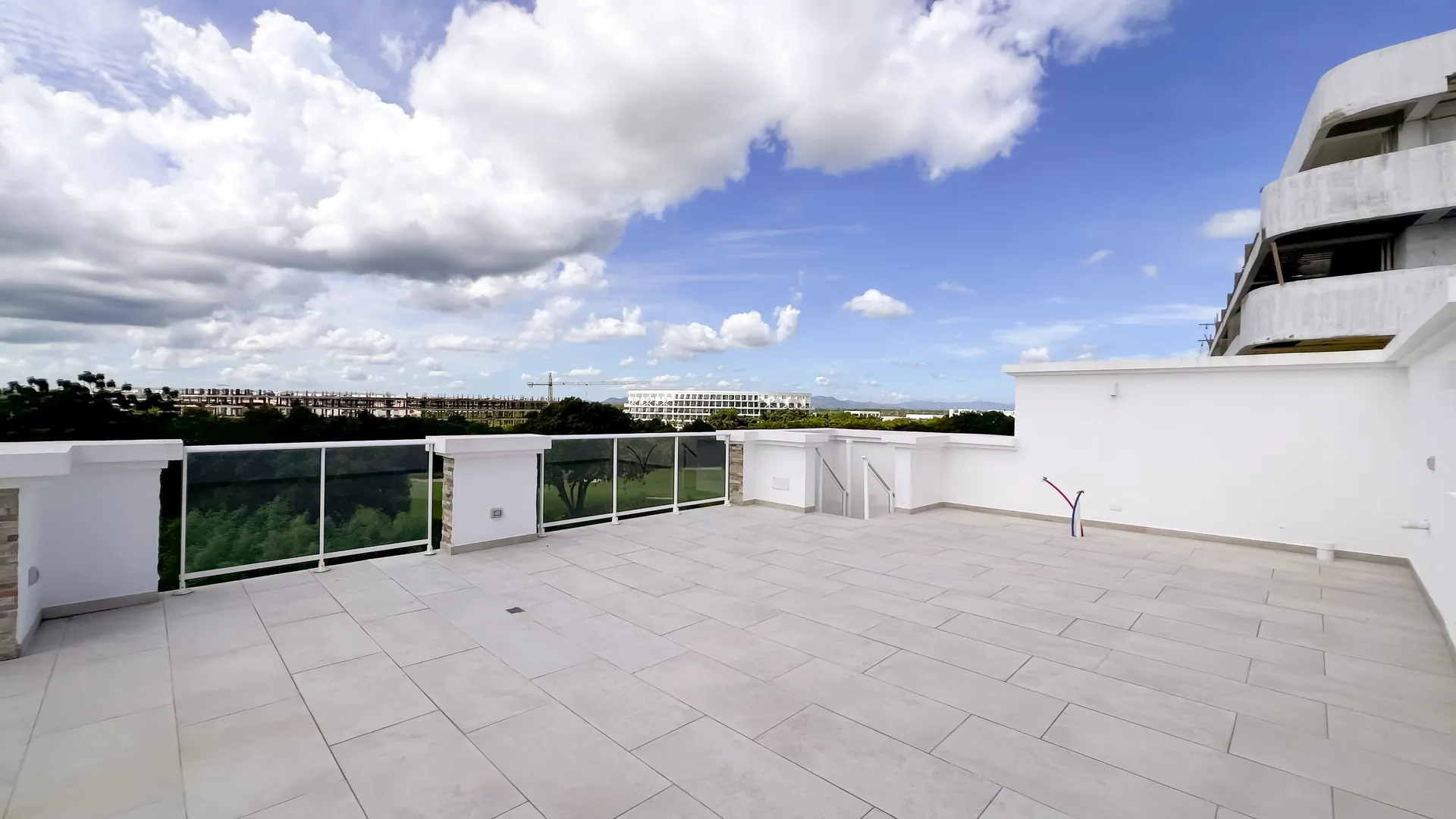 Cana Pearl · Rooftop Residence N-302 — Rooftop terrace — sunsets over Cana Bay