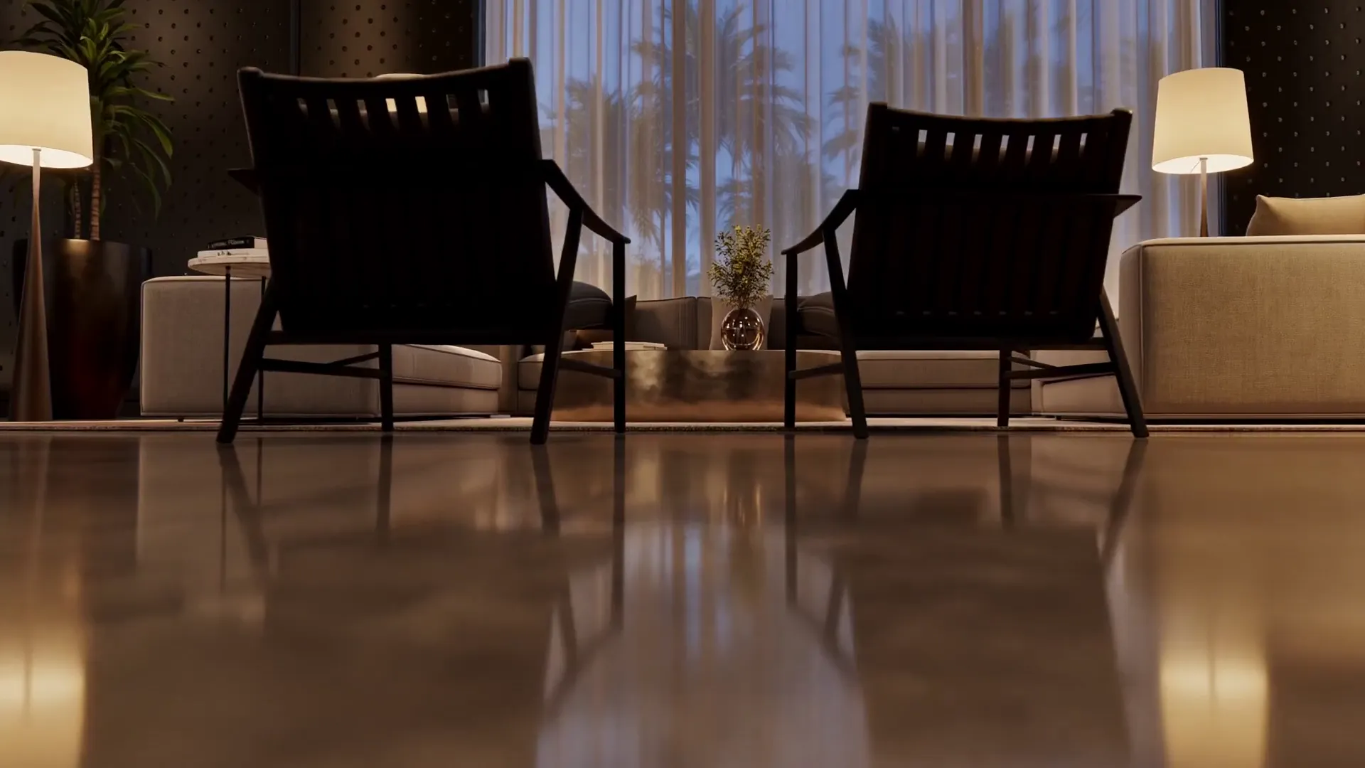 Coralia by Noval — Lobby lounge in the evening