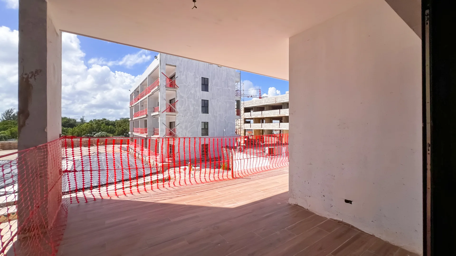 Oceana by Noval — Construction progress: covered terrace
